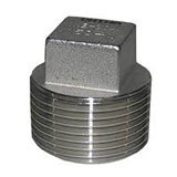 A182 Gr F347 NPT Threaded Square Plug