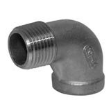 A182 Gr F304 BS3799 Screwed Forged Street Elbow