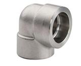 A182 Gr F321 45 degree socket weld elbow