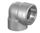 A182 Gr F321 90 degree socket weld elbow