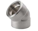ASTM A350 socket weld 45 elbow