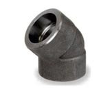 Class 3000 elbow, 45 degree, socket weld