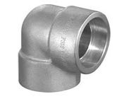 Class 9000 elbow, 90 degree, socket weld